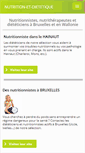 Mobile Screenshot of nutrition-et-dietetique.be